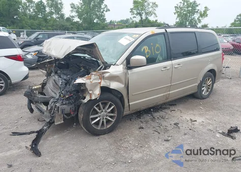 2013 Dodge Grand Caravan Sxt из США, поврежденный, VIN 2C4RDGCG6DR654865